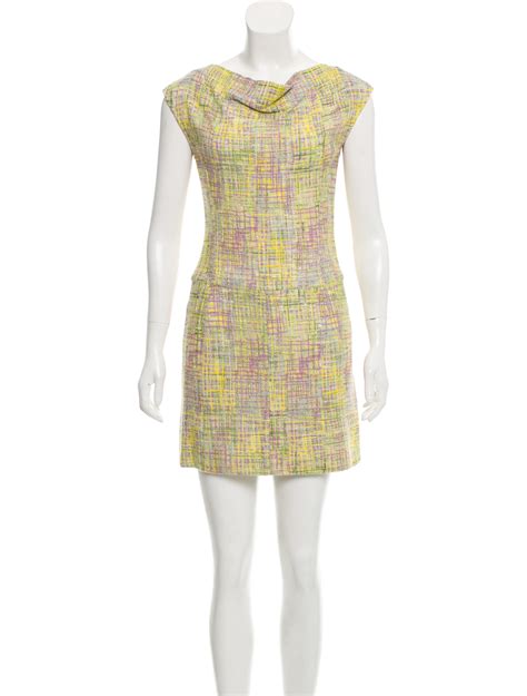 chanel tweed dress dupe|Chanel tweed vintage dress.